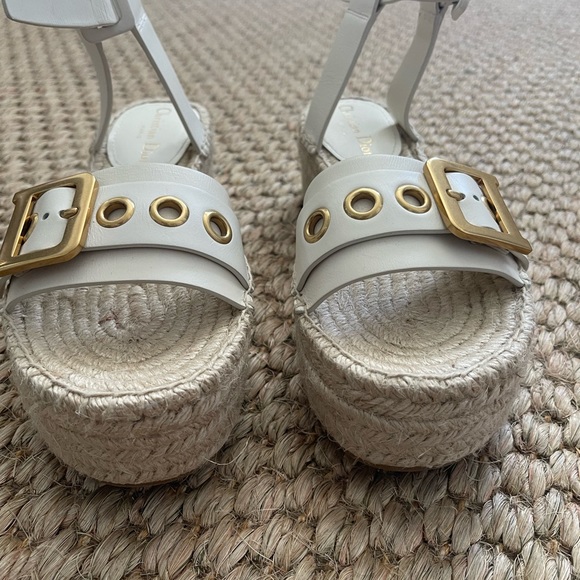 Christian Dior Espadrille Platform Sandal. NIB. 38 eu - Picture 5 of 12